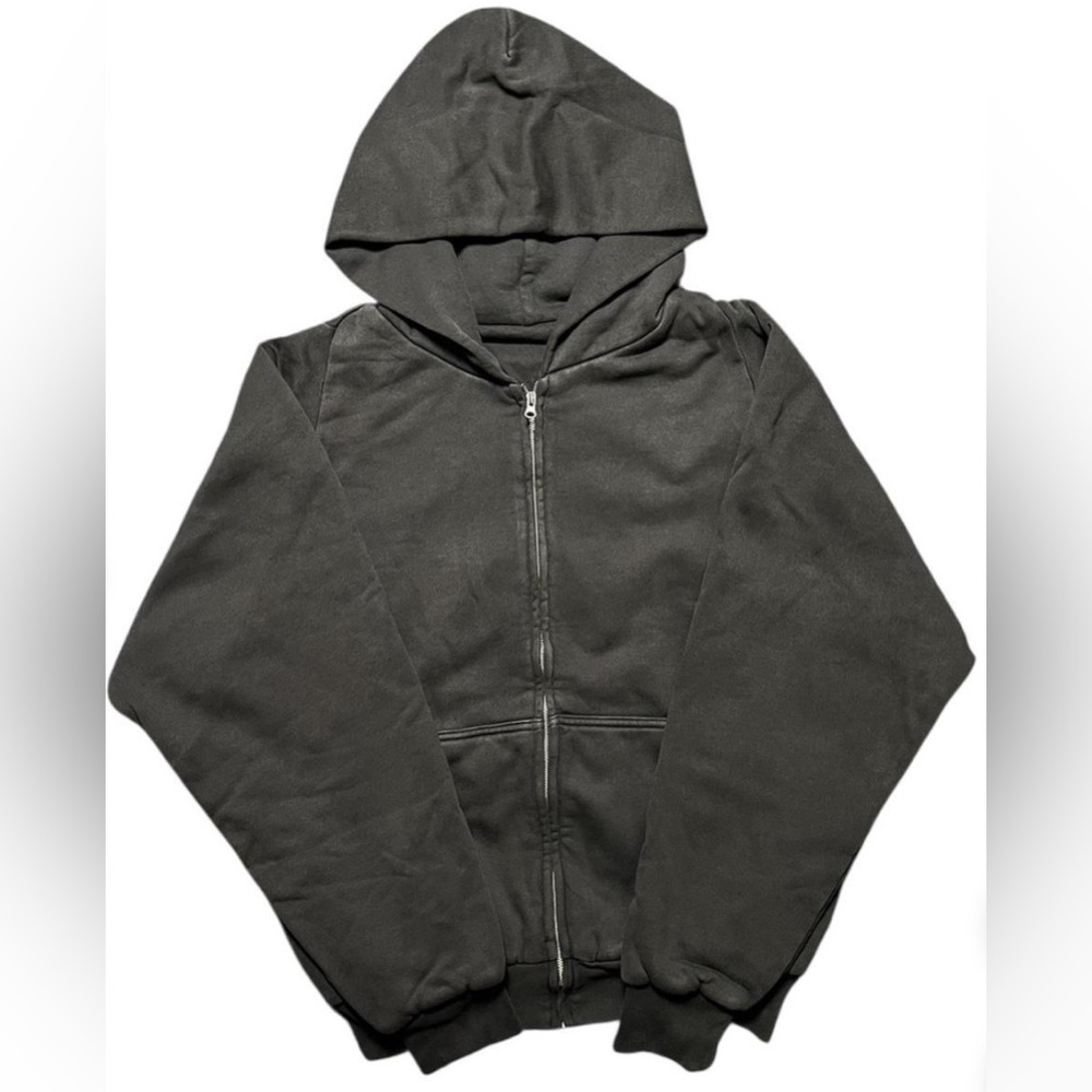 Yeezy Gap Balanciaga Poetic Black zip up Hoodie
